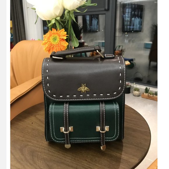 2021 BEST SELLER ! - Golden Bee Leather Backpack - Picture 3 of 10